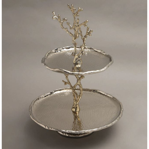 Soporte de decoración de pasteles de nuevo diseño, soporte de Metal de acero inoxidable con diseño de ramas, soporte para pasteles para uso en fiesta de boda a buen precio - Product Image 6