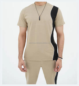 2025 hommes survêtement décontracté Service OEM 2 pièces coupe régulière été survêtement conceptions personnalisées ensemble de survêtement respirant - Product Image 4