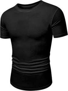 Chemise de fitness en cours d'exécution d'été légère pour hommes grande taille motif solide résistant respirant Jogging porter OEM hauts actifs - Product Image 6