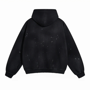 Vêtements de mode, logo personnalisé de haute qualité, sweat-shirts unis en coton 100%, sweat-shirts lourds pour hommes, sweat-shirts vierges, 380 GSM, lavage à l'acide - Product Image 4