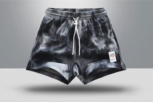 Pantalones Cortos Deportivos de Algodón para Hombre, Personalizados al por Mayor, para Fitness y Entrenamiento, Tallas Grandes, de Secado Rápido, Estampados, con Cintura Elástica, Tejidos, para Gimnasio - Product Image 5