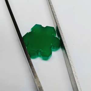 Cuentas de Piedra Preciosa de Ónice Verde Talladas a Mano en Forma de Fantasía de 15 mm, Piedras Naturales Sueltas al por Mayor para Joyería - Product Image 3