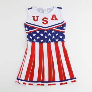 Conjunto de Uniforme de Animadoras Personalizado con Estampado a Color, 100% Poliéster, para Competencia Escolar, Entrenamiento, Danza, Actuación, Alta Calidad - Product Image 5