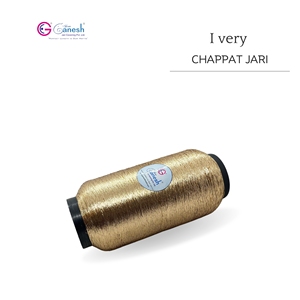 Broderie haute ténacité I very Chapat Jari MS Type Polyester Chapat jari avec Lurex S et ST Type Métallique Chapat Jari - Product Image 2