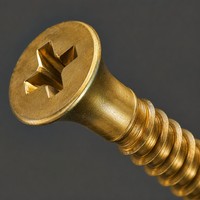 Tornillos para Madera Phillips Avellanados de Acero al Carbono con Zinc Amarillo DIN 7997 EN 14592 M3-M6 16-100mm Directo de Fábrica