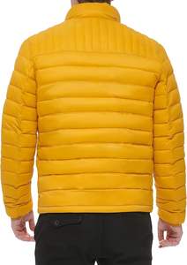 Blouson matelassé pour homme en couleur or jaune - Product Image 2