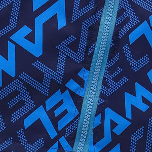 Sudadera con capucha transpirable de ganchillo de lana de algodón 100% al por mayor para hombre, capucha recortada de gran tamaño con impresión gráfica de logotipo personalizado - Product Image 2