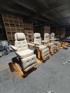 Table de massage <span class=keywords><strong>électrique</strong></span> chauffante de luxe <span class=keywords><strong>pour</strong></span> salon de beauté et spa, fauteuil médical de podologie, <span class=keywords><strong>lit</strong></span> de soin esthétique <span class=keywords><strong>pour</strong></span> esthéticienne, visage et cils - Product Image 6