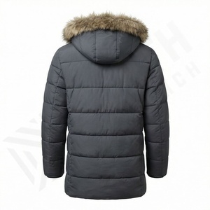 Custom Warm Parka Long <b>Coats</b> Puffer Varsity Jacket Hooded Fashion Breathable Women Thermal Insulated Windproof Outerwear - Product Image 2