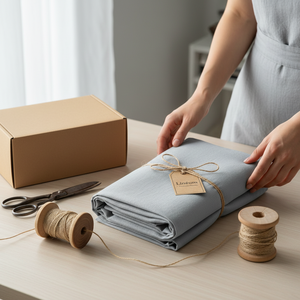 Nappe de luxe en tissu Duck très résistante 140x180cm. Vaisselle haut de gamme personnalisable, imperméable, lavable et écologique pour restaurants - Product Image 4