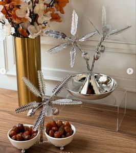 Plateaux de service de luxe modernes de qualité supérieure Plateaux décoratifs de couleur personnalisés multifonctionnels détachables - Product Image 2