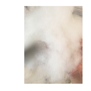 Marque vietnamienne en gros canapé/bottes en fausse fourrure blanche couleur tissé support 100% polyester collé motif pour l'utilisation de vêtement jouet - Product Image 1