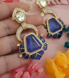 Pendientes elegantes de diseñador para mujer, accesorios de moda para fiesta con piedra de circón para regalos - Product Image 4