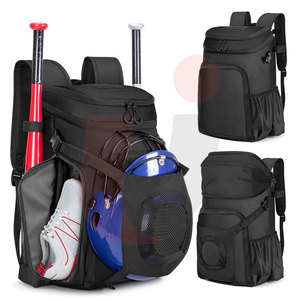 Mochila de béisbol profesional Premium para adultos y jóvenes, bolsa de softball multifuncional, soporte para casco, compartimento para zapatos ventilado - Product Image 1