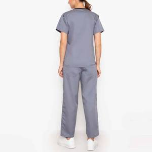 Uniforme d'infirmière de qualité supérieure en gros, sur mesure, en tricot, ensembles de blouses médicales, vêtements d'hôpital, écologiques - Product Image 2