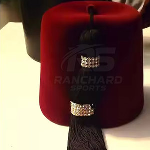 Sombrero Fez Ceremonial Masónico, Sombrero Fez Masónico Personalizado con Logotipo Masónico Bordado, Sombrero Fez Shriner Masónico para Hombre - Product Image 2