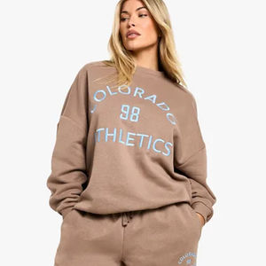 Sweat-shirts décontractés pour femmes en gros, prix d'usine, surdimensionnés, respirants, grande taille, en provenance du Pakistan, couleur personnalisée - Product Image 1