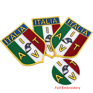 Badges en fil de bullion légers de haute couture, badges en tissu brodés, décorations en dentelle, patchs pour les fans de football - Product Image 5