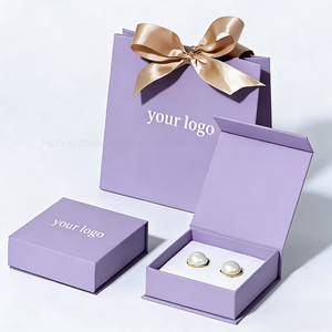 Factory Custom Jewelry Luxury Magnetic Flap Paper Box <strong>Wedding</strong> Favors Gift Packaging Box with Logo for Necklace Earring Bracelet - Product Image 2