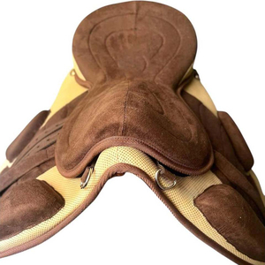 Selle de course à barils western en cuir et bois de qualité supérieure pour cheval avec taille personnalisée et design respirant - Product Image 4