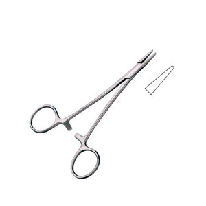 Offre Spéciale 15.0 cm Crile-Wood Porte-aiguille Pince en acier inoxydable avec mâchoires rainurées Pince de maintien d'aiguille manuelle - Product Image 3