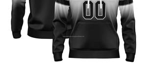 Sweat-shirt de sport réfléchissant pour homme, course nocturne, haut à capuche haute visibilité, impression personnalisée - Product Image 6