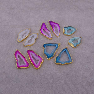 หินโมราที่สวยงามตัวเชื่อมต่ออัญมณีคู่รูปทรงแฟนซีแบบห้อยตัวเชื่อมต่อแบบประกันตัวเดียวเครื่องประดับชิ้นส่วนเครื่องประดับ - Product Image 5