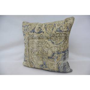 Kantha patcha หมอนขนสัตว์32X32นิ้วหมอนตกแต่งด้วยลายดอกไม้ปักวินเทจสำหรับบ้านหรือโซฟา - Product Image 4