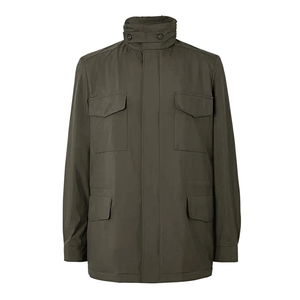 Chaqueta universitaria estándar para hombre de calidad personalizada primavera a prueba de viento estilo Vintage 100% poliéster algodón forro 2025 nuevo de mediana edad - Product Image 2
