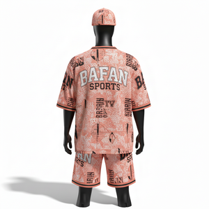 Ensemble de shorts de sport pour hommes en mesh, polyester premium 150 GSM, respirant, imprimé par sublimation, vêtements de sport personnalisés avec logo pour ensemble homme - Product Image 2