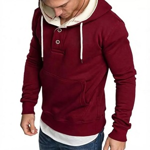 Sudadera con Capucha Estilo Motociclista para Hombre, Diseño OEM, Detalle de Manga Plizada, Corte Ajustado, Felpa de Algodón - Product Image 1