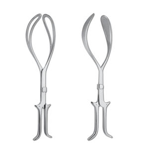 Best Quality 36 Cm Nagele Obstetrical Forceps Obstetrics and Gynecology Equipments Instruments Reusable Stainless Steel - Product Image 3