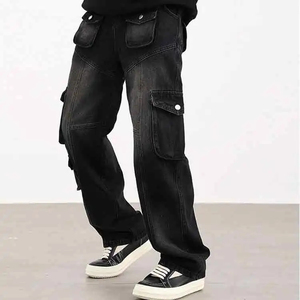 2025ทำจากผ้าขนสัตว์สีดำทันสมัยของผู้ชายกันน้ำกันรอยยับแห้งเร็วเอวสูงแบบถักน้ำหนักเบาเอวสูงแบบยืดหยุ่น - Product Image 3