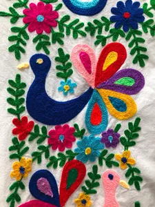 Anayra Craft Embroidery Butterfly <b>Kaftan</b> <b>for</b> <b>Women</b> Boho Long Sleeves Embroidered <b>Kaftan</b> India - Product Image 4