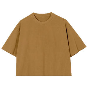 Camisetas Casuales de Algodón/Bambú para Mujer, Estilo Clásico Holgado, de Secado Rápido y Transpirable, Venta al por Mayor - Product Image 2