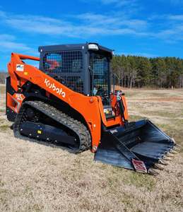Minicargadora de orugas Kubota SVL75-3 usada, nueva, al por mayor, con motor diésel de 75KW, naranja, equipo de construcción de alta resistencia y gran capacidad de carga. - Product Image 4