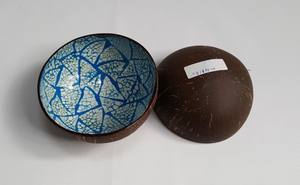 ราคาขายส่ง ชามมะพร้าวธรรมชาติคุณภาพสูง เป็นมิตรกับสิ่งแวดล้อม ทำด้วยมือ ขัดเงา ดีไซน์เรียบง่าย ย่อยสลายได้ สีสันสดใส สำหรับใส่อาหาร - Product Image 5