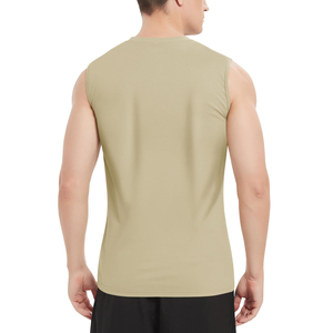 Débardeurs de sport pour hommes en coton personnalisés, débardeurs de musculation, de course à pied, de fitness, vêtements de rue pour hommes - Product Image 3