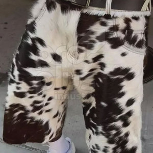 กางเกงขาสั้นหนังวัวแท้คุณภาพพรีเมียม ดีไซน์เรียบง่าย สวมใส่สบาย แห้งเร็ว ระบายอากาศได้ดี สำหรับผู้ชายและผู้หญิง - Product Image 2