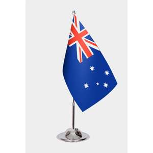 Custom Digital Print Australia Desk Flag-Cotton & Polyester - Product Image 1