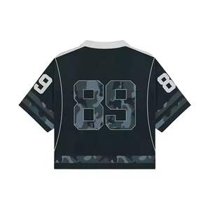 Camiseta de fútbol americano, sublimación personalizada, manga corta, malla de secado rápido, tela transpirable, camiseta de fútbol americano - Product Image 6