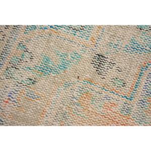 Alfombra Turca Redonda de 2,5x1,5 pies, Alfombra Vintage Marrón Estilo Suroeste - Product Image 5