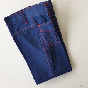 Ensemble de micro-jupe en denim brodé 2T-Jupe en jean vintage Y2K-Ensemble surprise des années 2000-Mini-jupe esthétique Pinteres - Product Image 5