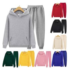 Sweat-shirt à capuche unisexe avec fermeture éclair, ensemble de jogging et sweat-shirt de sport, deux pièces pour femmes, ensemble fitness et course à pied - Product Image 4