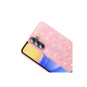 Étui de luxe rose en silicone avec strass diamantés pour Samsung Galaxy A26, anti-traces de doigts, modèle souple en silicone 11 Pro 14 Plus - Product Image 4