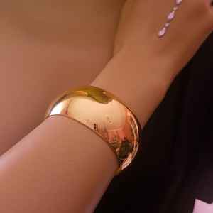 Handcrafted 100% Pure Brass Floral Designer Wide Cuff <b>Bracelet</b> Adjustable Bangle Gift for <b>Mom</b> - Product Image 2
