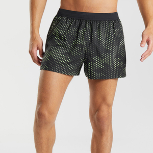 2025 nuevos pantalones cortos de malla de gimnasio de baloncesto deportivos Unisex de alta calidad entrenamiento poliéster Fitness sudor cintura elástica liso teñido sólido - Product Image 5