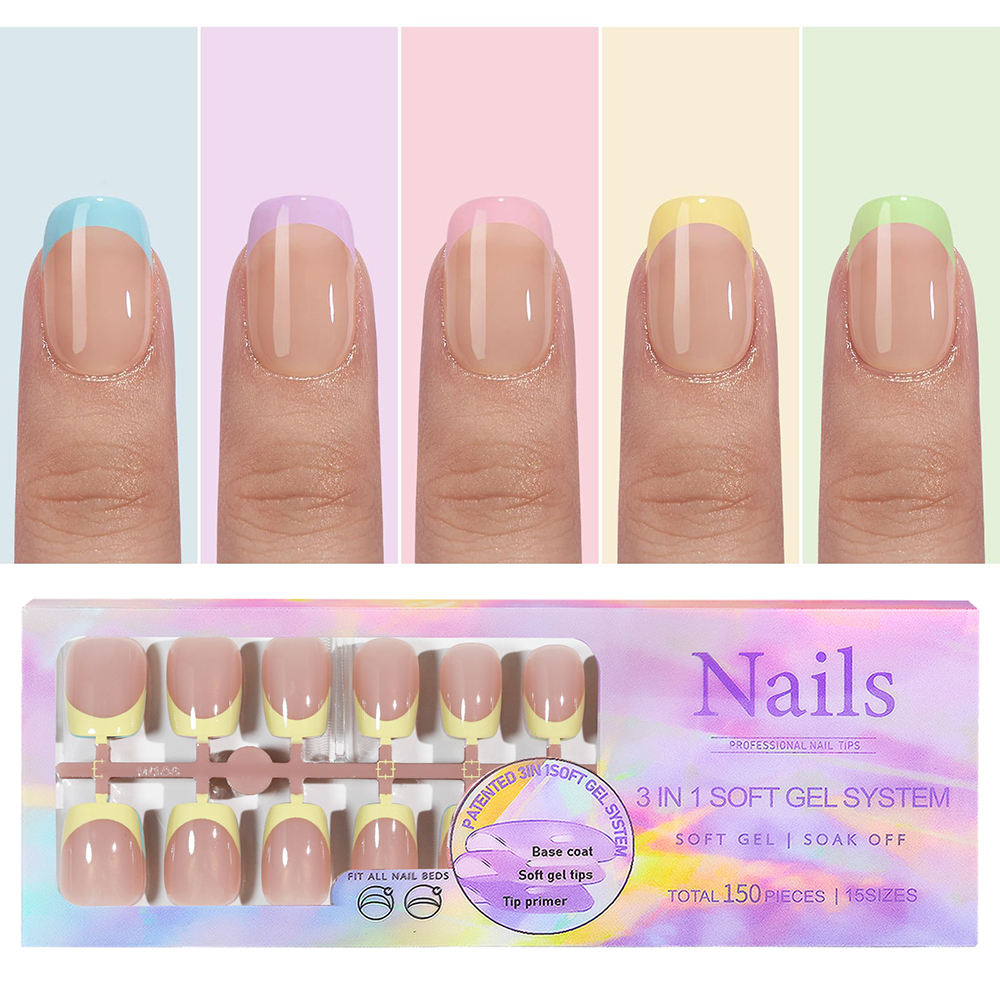 French Tip Press On Nails