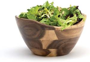 Customized Wooden Bowl for Wholesale Best Design & Round Shape Wooden Serving Bowl for Kitchen & <b>Table</b> Decoration Home Decor - Product Image 3