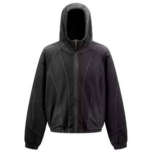 Sweat à capuche lourd de haute qualité pour hommes, vêtements d'hiver en polaire personnalisés Sweats à capuche personnalisés pour hommes - Product Image 5